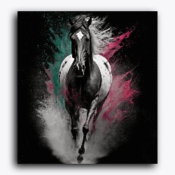 Black Horse Running