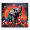 Paint Waint Elephant and Tulips