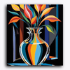 Paint Waint Abstract Flower Vas