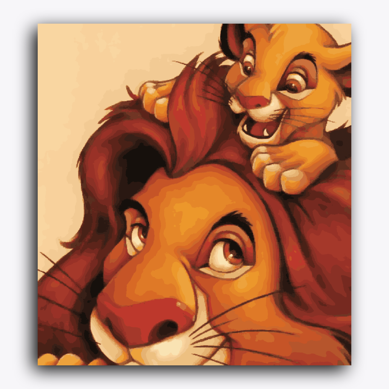 Paint Waint Mufasa & Simba - LionKing - Swadesi