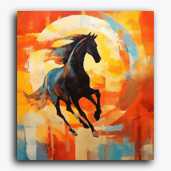 Paint Waint Horse on High Jump