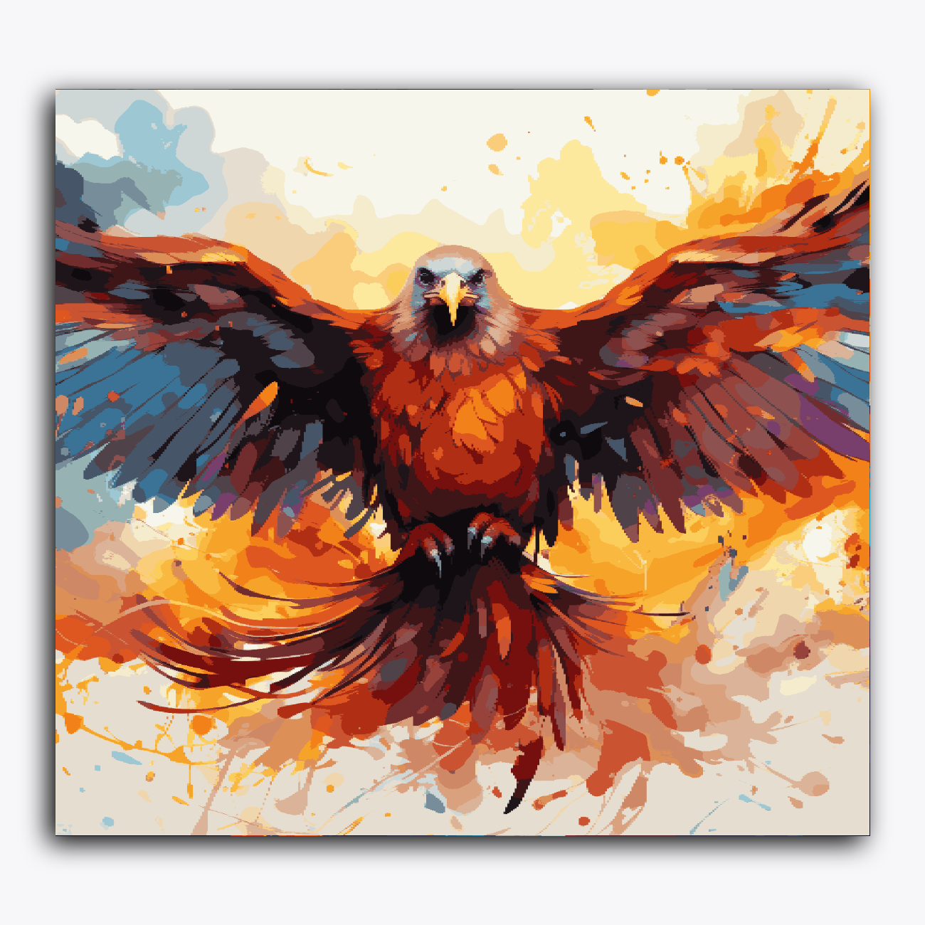 Eagle in motion