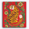 Paint Waint Tiger Indian Art