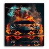 Paint Waint Lamborghini Bullzeye Abstract