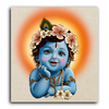 Paint Waint Cute Little Krishna Portrait Janmasthami