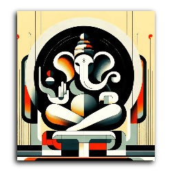 Ganeshji Modern Artwork
