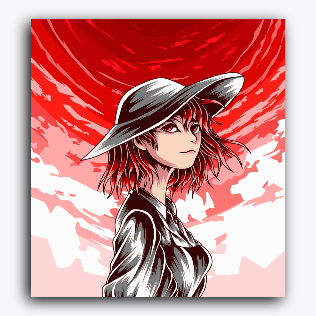 Girl with Black Cap