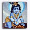 Paint Waint Baby Krishna Eating Laddu Janmasthami