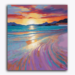 Paint Waint Beach View Abstract