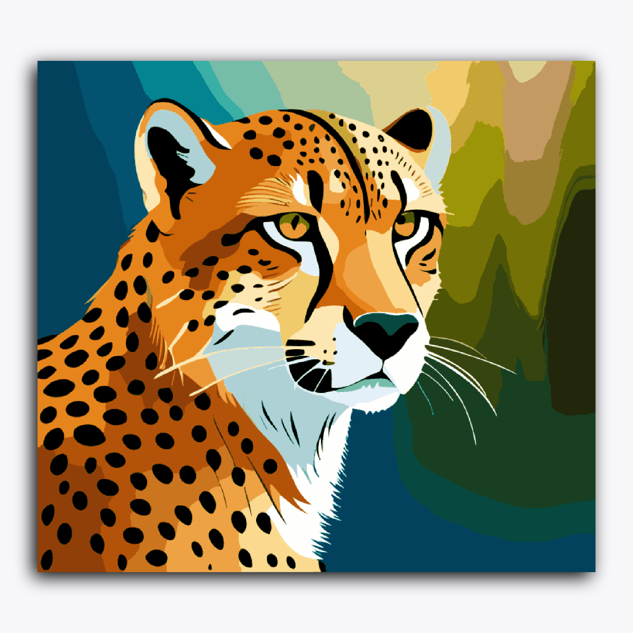 Cheetah staring