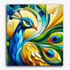 Paint Waint Peacock Abstract Artwork
