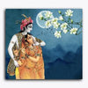 Paint Waint Radha Krishna Under Starry Night Janmasthami