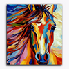 Paint Waint Horses Abstract