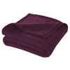 Cloth Fusion Polar Fleece AC Blanket for Winter Single Bed Soft Woolen Blanket Wine Colour