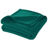 Cloth Fusion Polar Fleece AC Blanket for Winter Double Size Soft Woolen Blanket for Travel & Sleeping Dark Green