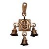 Two Moustaches Brass Om Ganesha Hanging Bells