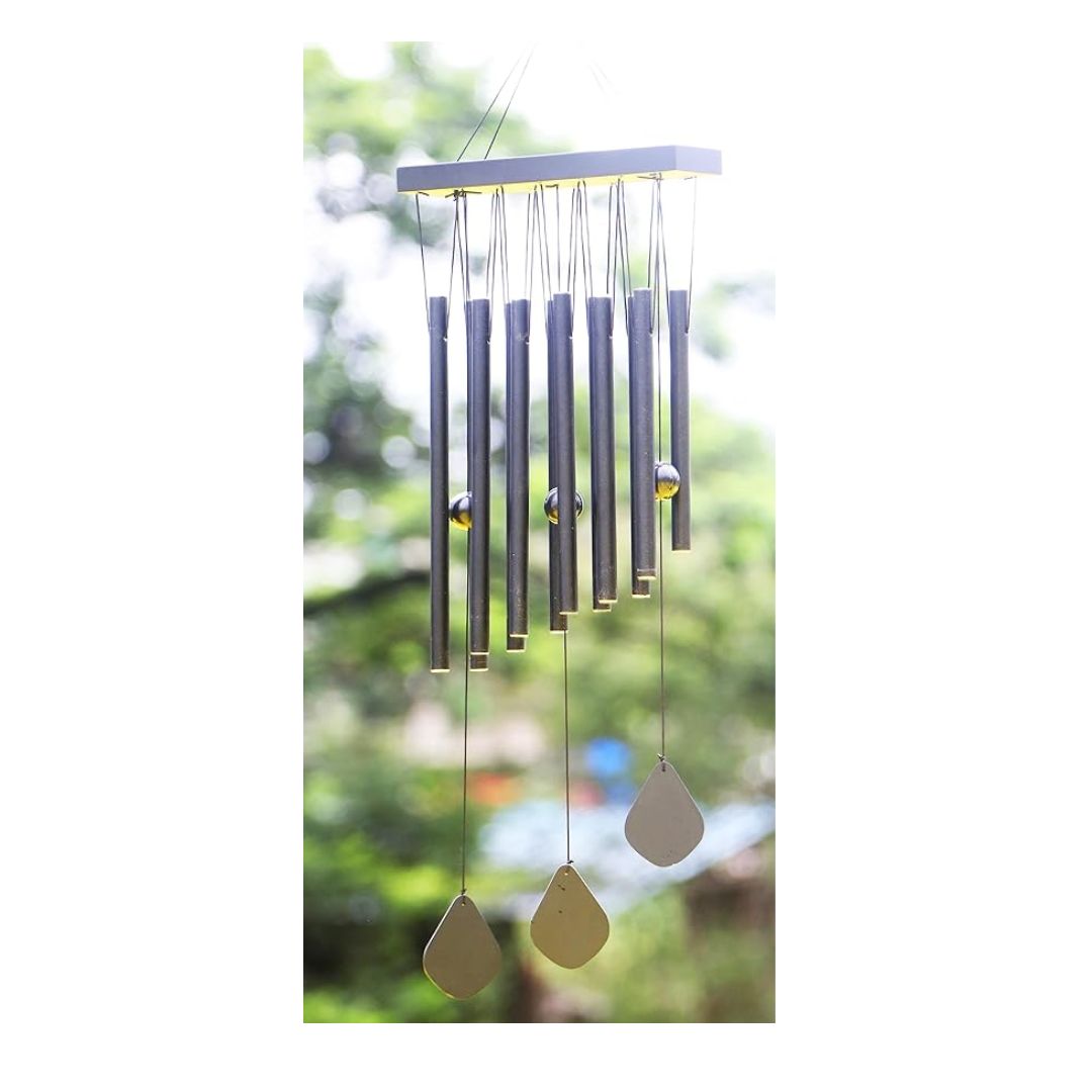 Paradigm Pictures Wind Chimes Black 12 Pipe