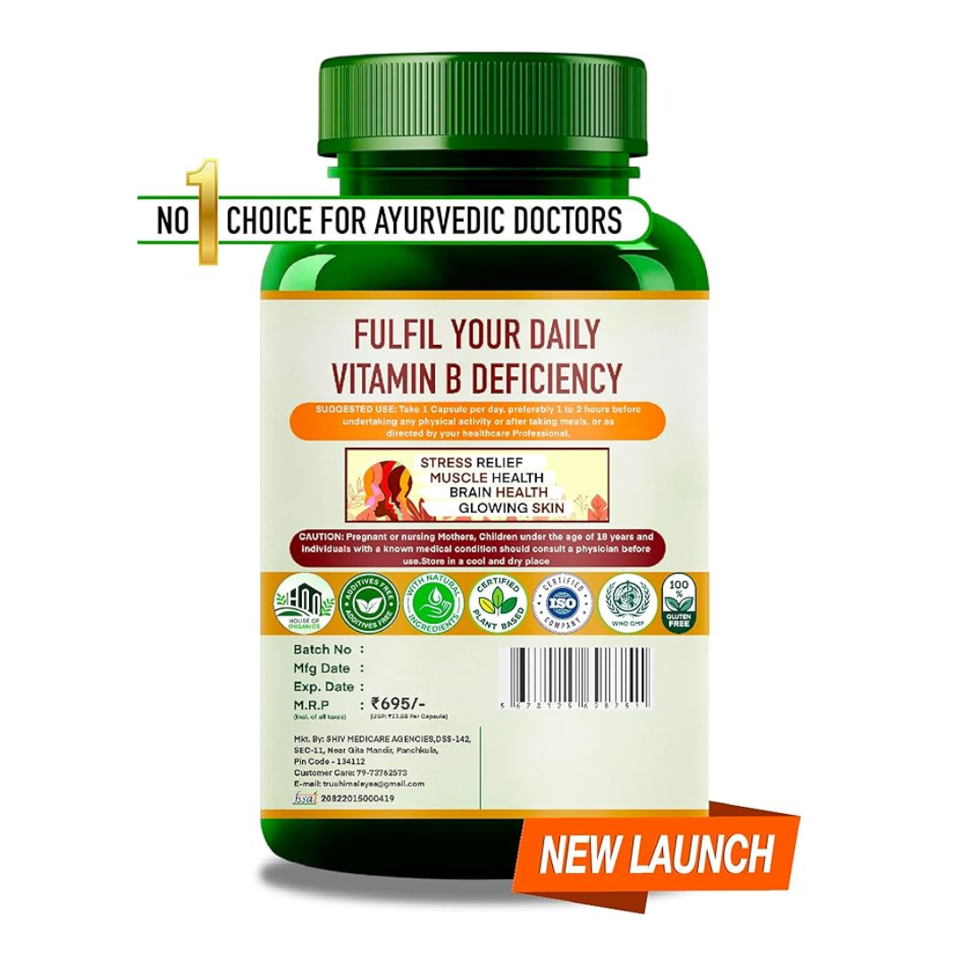 Truu Himalayas Plant Based Vitamin B12 - 60 caps