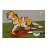 Ugears Horse Swing 3D Wooden Animal Jigsaw Puzzle Coloring Kit for Kids 5+