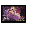 Lifehaxtore Beautiful Swinging Radha Krishna Art Framed Painting