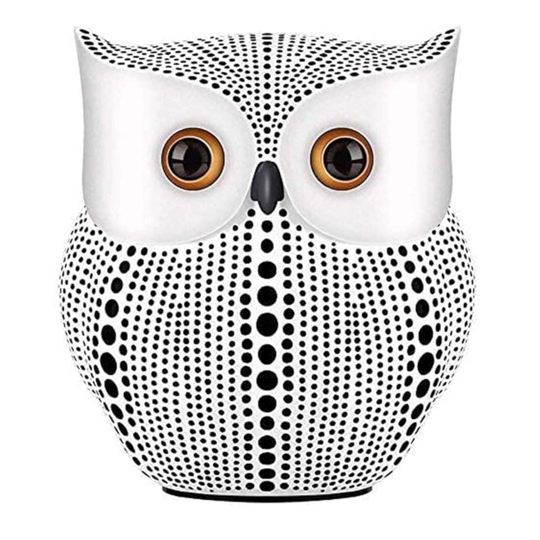 Xtore Modern Classy Lucky Owl Resin Art Figure Showpiece