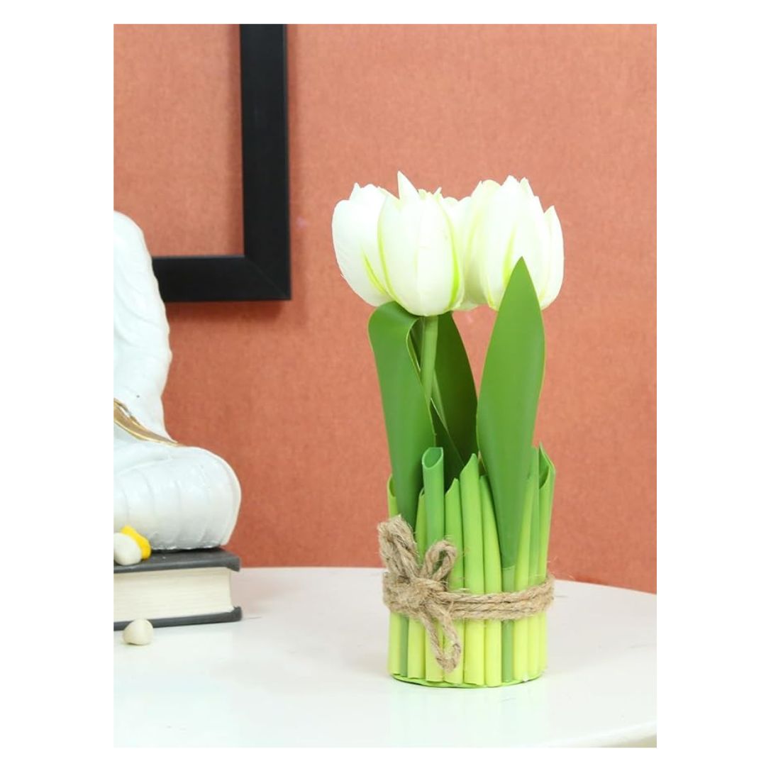 Artificial Tulip Flowers for Decoration Decorative Items Polyester