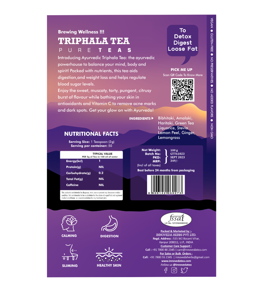 Innoveda Ayurvedic Triphala Tea