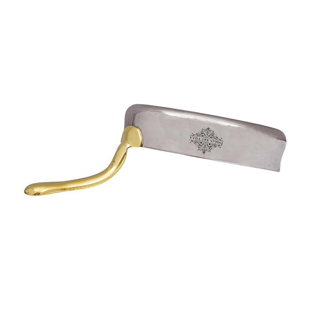 Indian Art Villa Hammered Stainless Steel Curved Sauce Pan - 143 gms