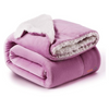 Bsb Home Polyester Double Reversible Ac Comforter Light Pink 1 Piece 200 tc