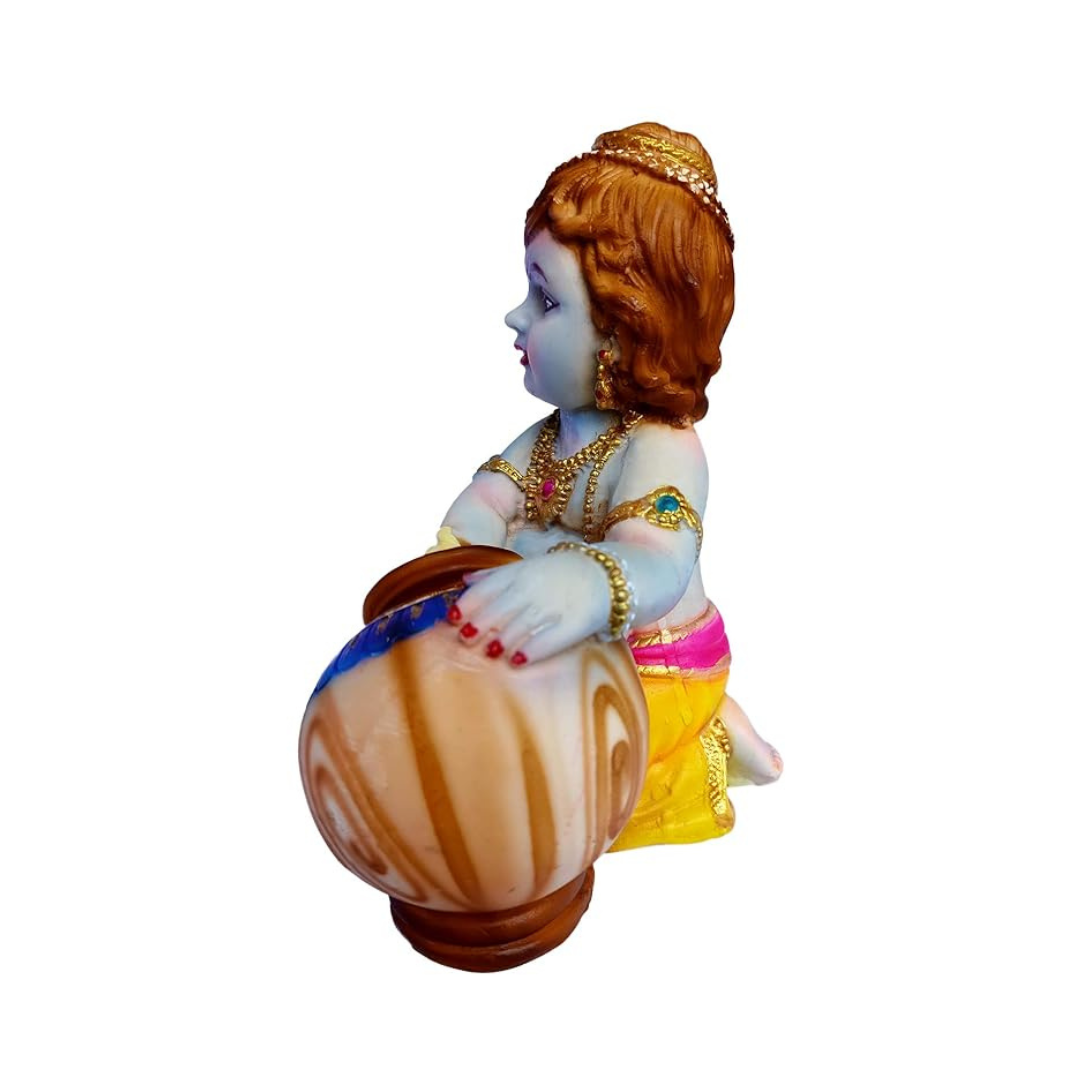 Newven 7 Inch Poly Marble Handcrafted showpiece Idol Decorative Statue Figurine