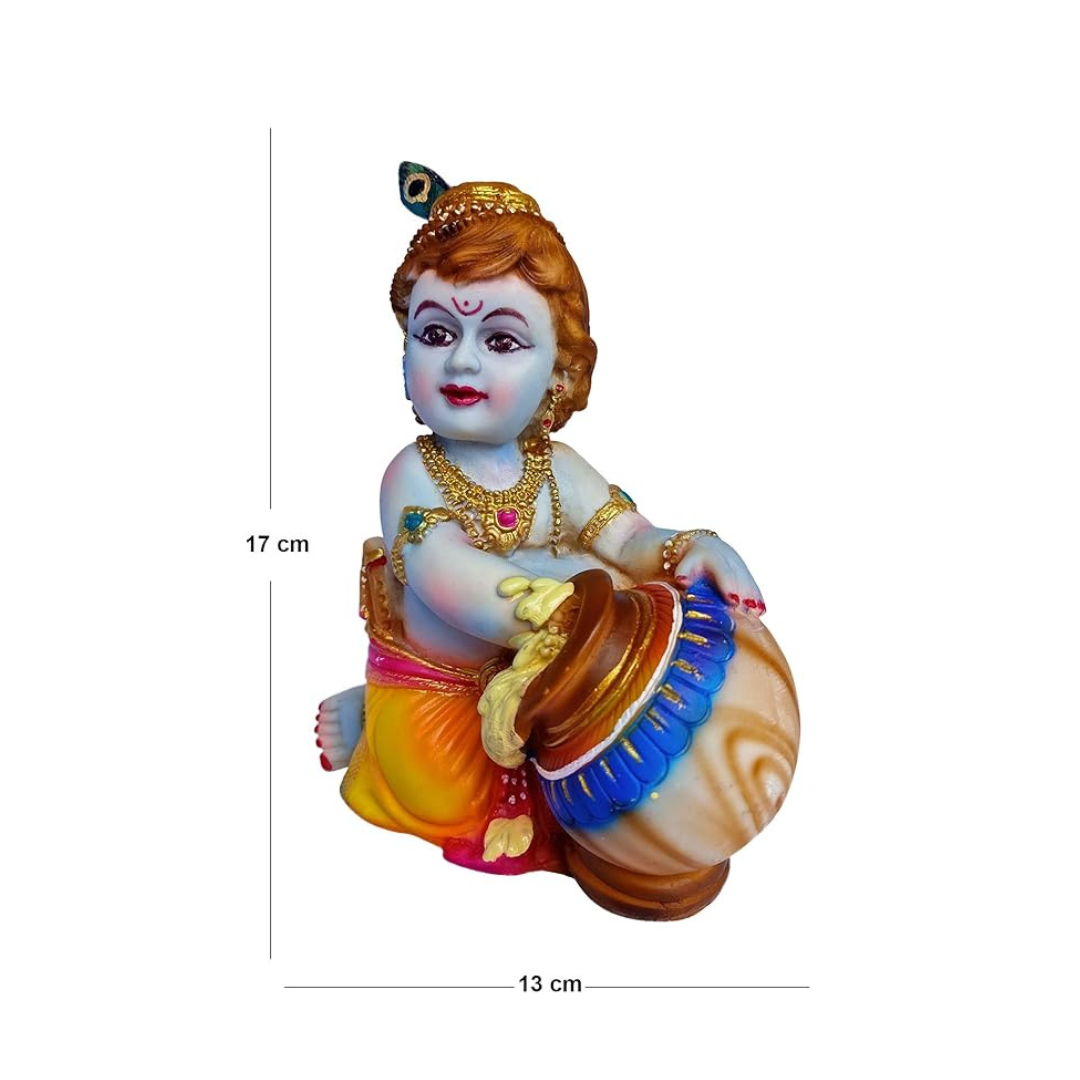 Newven 7 Inch Poly Marble Handcrafted showpiece Idol Decorative Statue Figurine