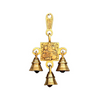 StonKraft Brass Ganesh Ganesha Bells Wall Hanging 6.5 inches