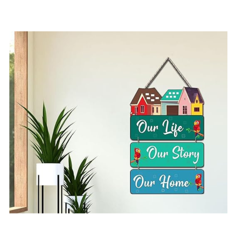 Angel Infinite Home Quote Decorative Wall Art Wooden Wall Hanger For Living Room Bedroom