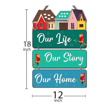 Angel Infinite Home Quote Decorative Wall Art Wooden Wall Hanger For Living Room Bedroom