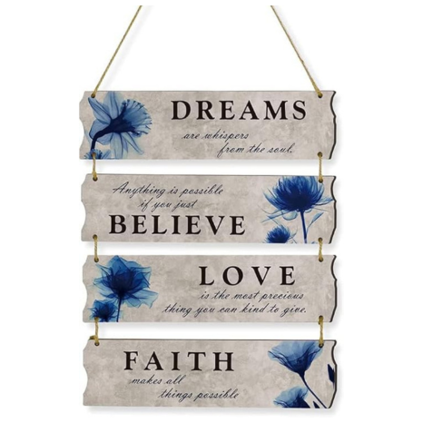 Angel Infinite Inspirational Quotes Wooden Wall Hanging Wall Hanger For Homedecor