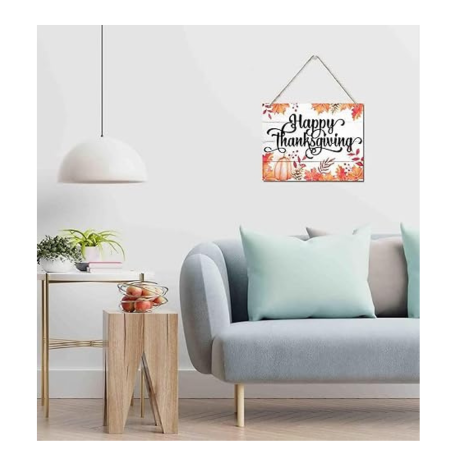 Angel Infinite Happy Thanks giving Wooden Wall Art wooden Wall Décor Wall Hanging