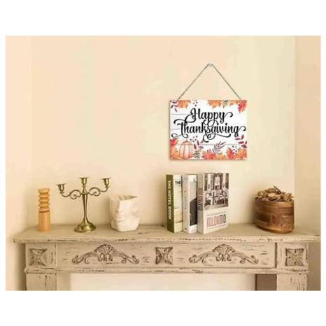 Angel Infinite Happy Thanks giving Wooden Wall Art wooden Wall Décor Wall Hanging