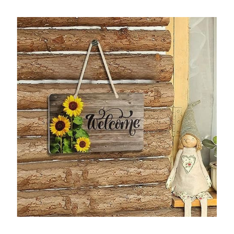 Angel Infinte Welcome Quote Wooden Wall Hanging For Home Decor Wall For Office Design12
