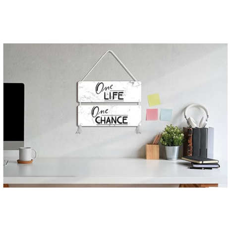 Blue Finch Quotes Wall Hanging Decor Wooden Sign For Home Decor and Living Room Wall