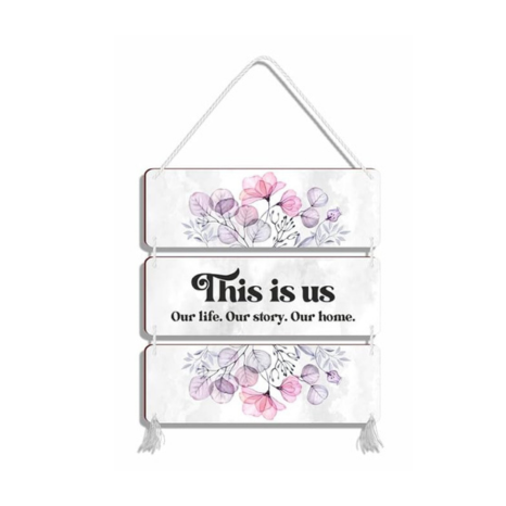 Blue Finch Home Decor Wall hanging This Is Us Wall Art for Wall Decor or Living Room Wall Decoration Items