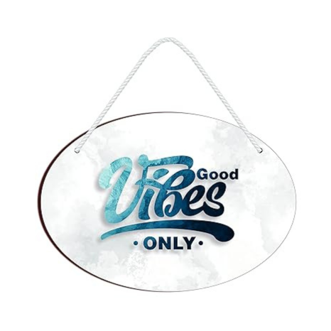 Blue Finch Good Vibes Only Wall Hanging Decorative Item For Home Decor and Living Room Decor Multi 3