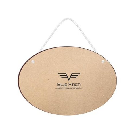 Blue Finch Home Is Our Happy Place Door Or Wall Hanging Home Decor Items Round Sign Board for Home