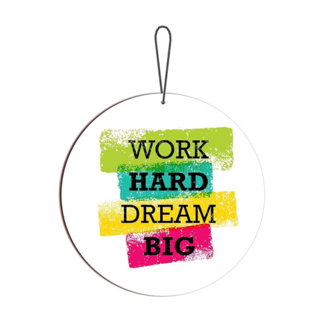 Blue Finch Motivational Quote Wall Hanging Home Decor Item Office Wall Hanging Decor Study Room