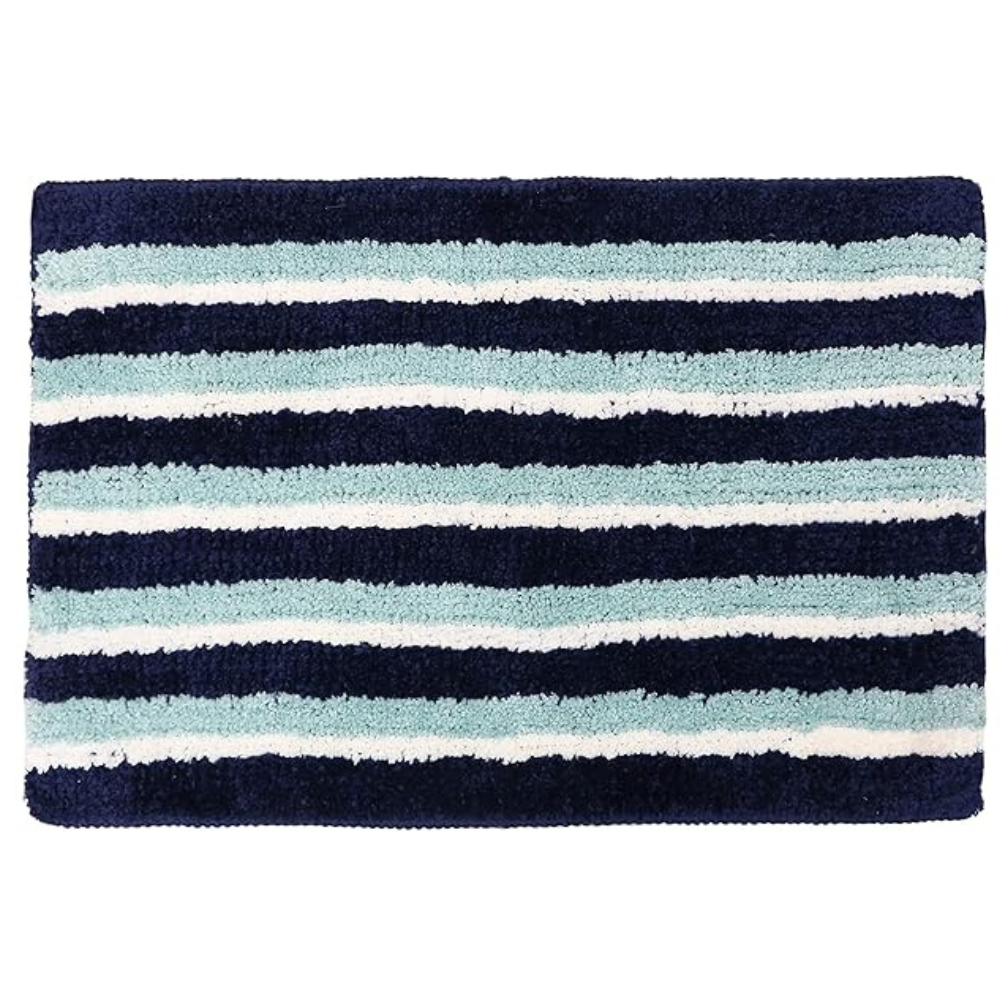 The Home Talk Cotton Bathmats Floor Mats for Kitchen Bathroom Ultra Soft Mats Non-Slip