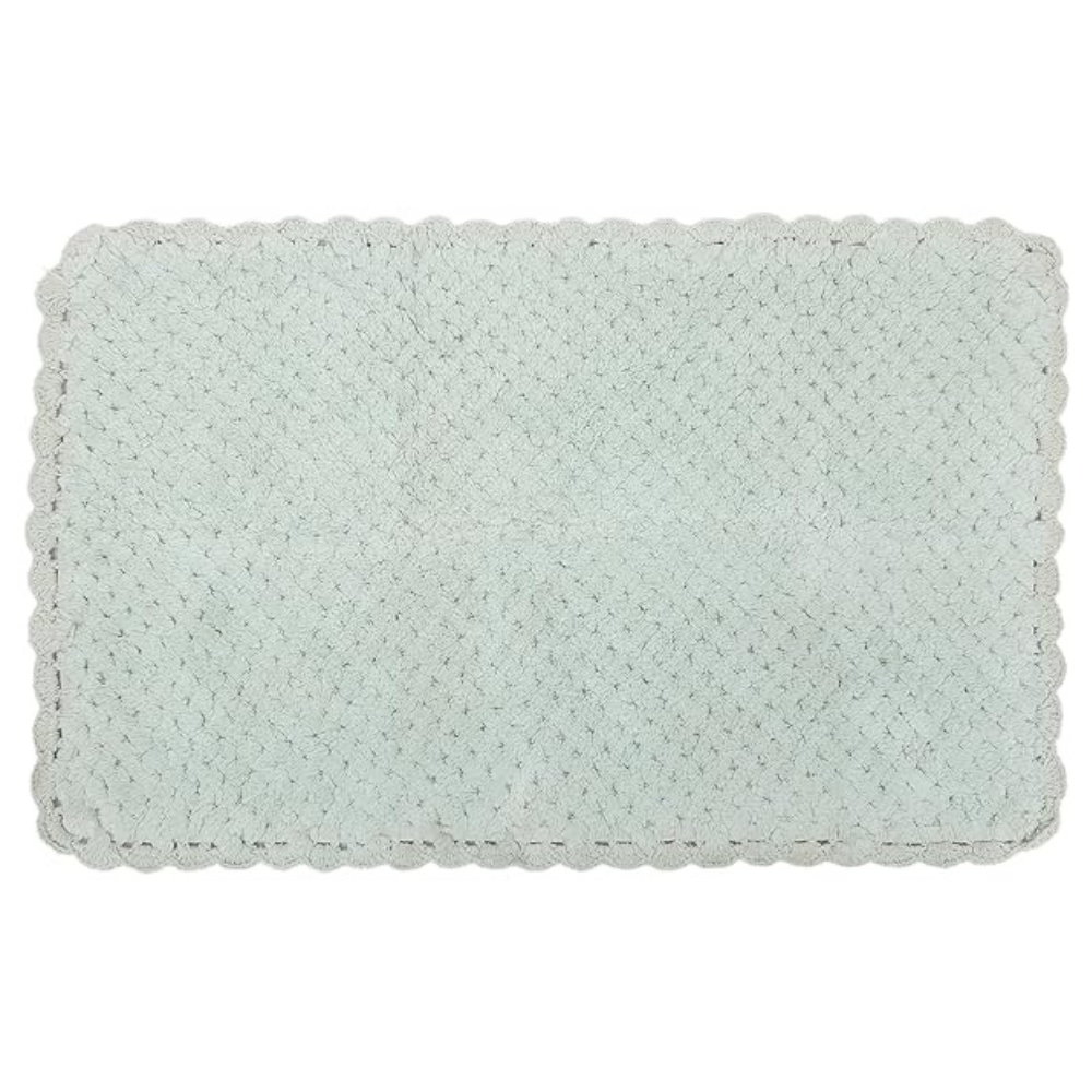 The Home Talk Cotton Stripes Bathmats Water Absorbent Runners Floor Mats