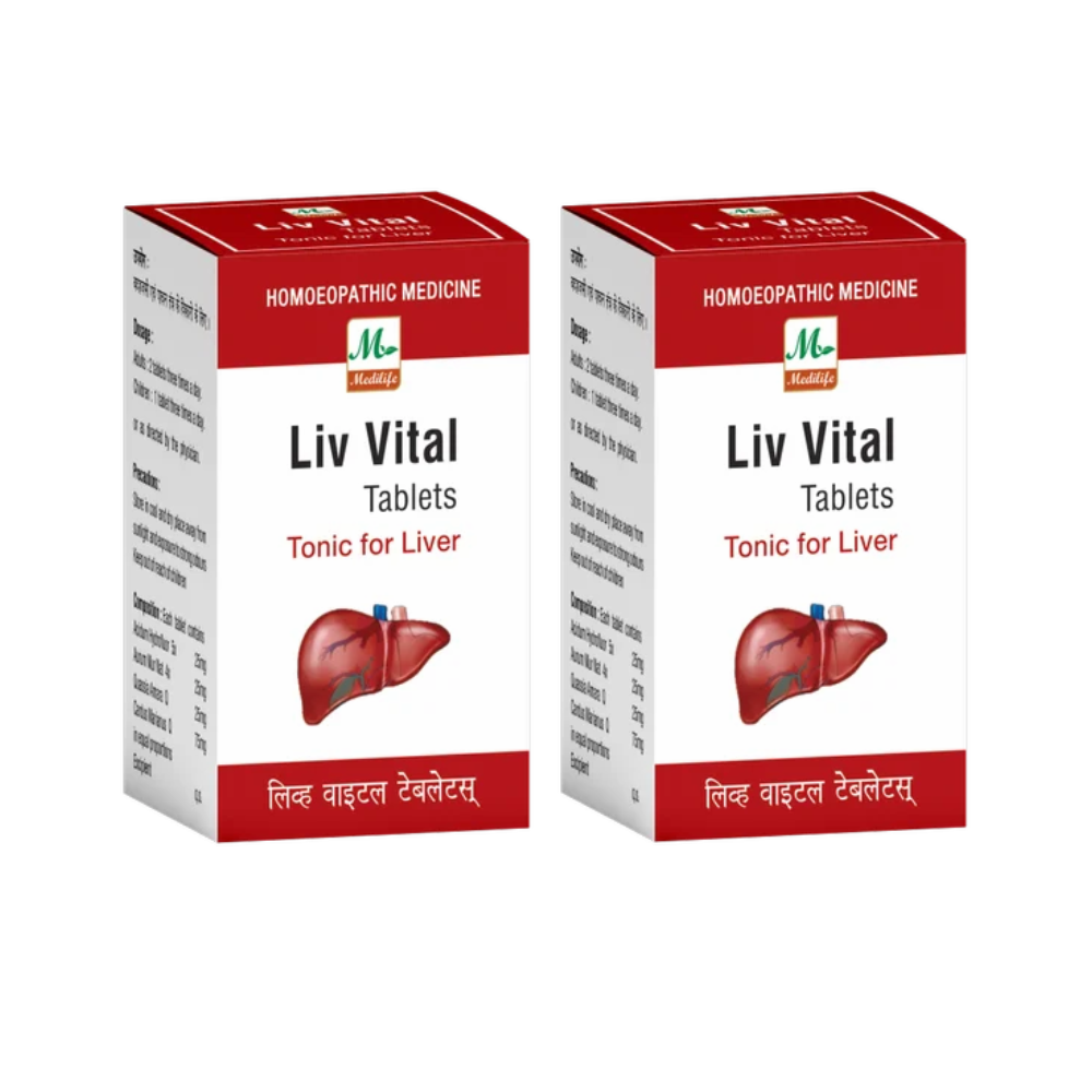 Medilife Liv Vital Tablet Pack of 2 - 25 gms