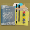 The Brainy Bear Store Brush Lettering Kit