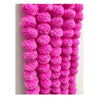 Artificial Marigold Fluffy Artificial Flower Garland Baby Pink