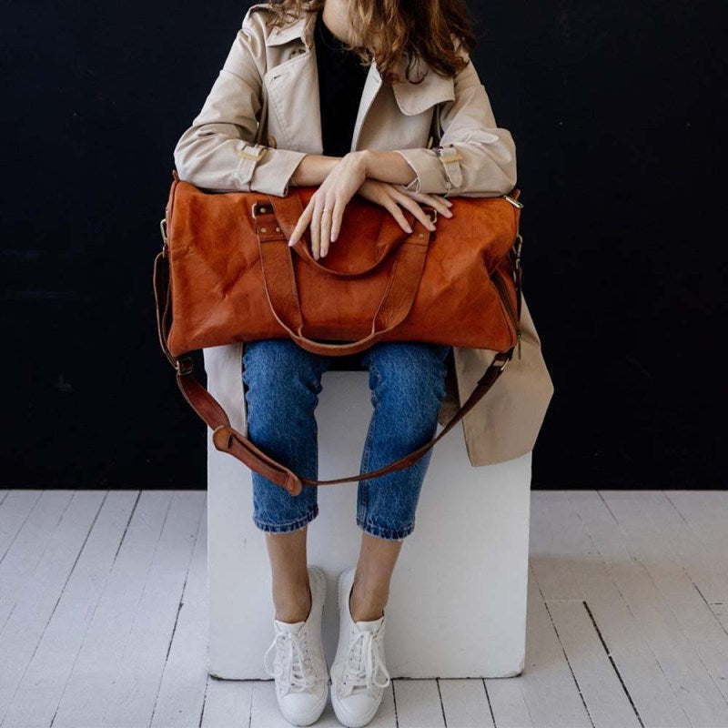 CraftShades 24 Inch Adjustable-removable shoulder leather bag