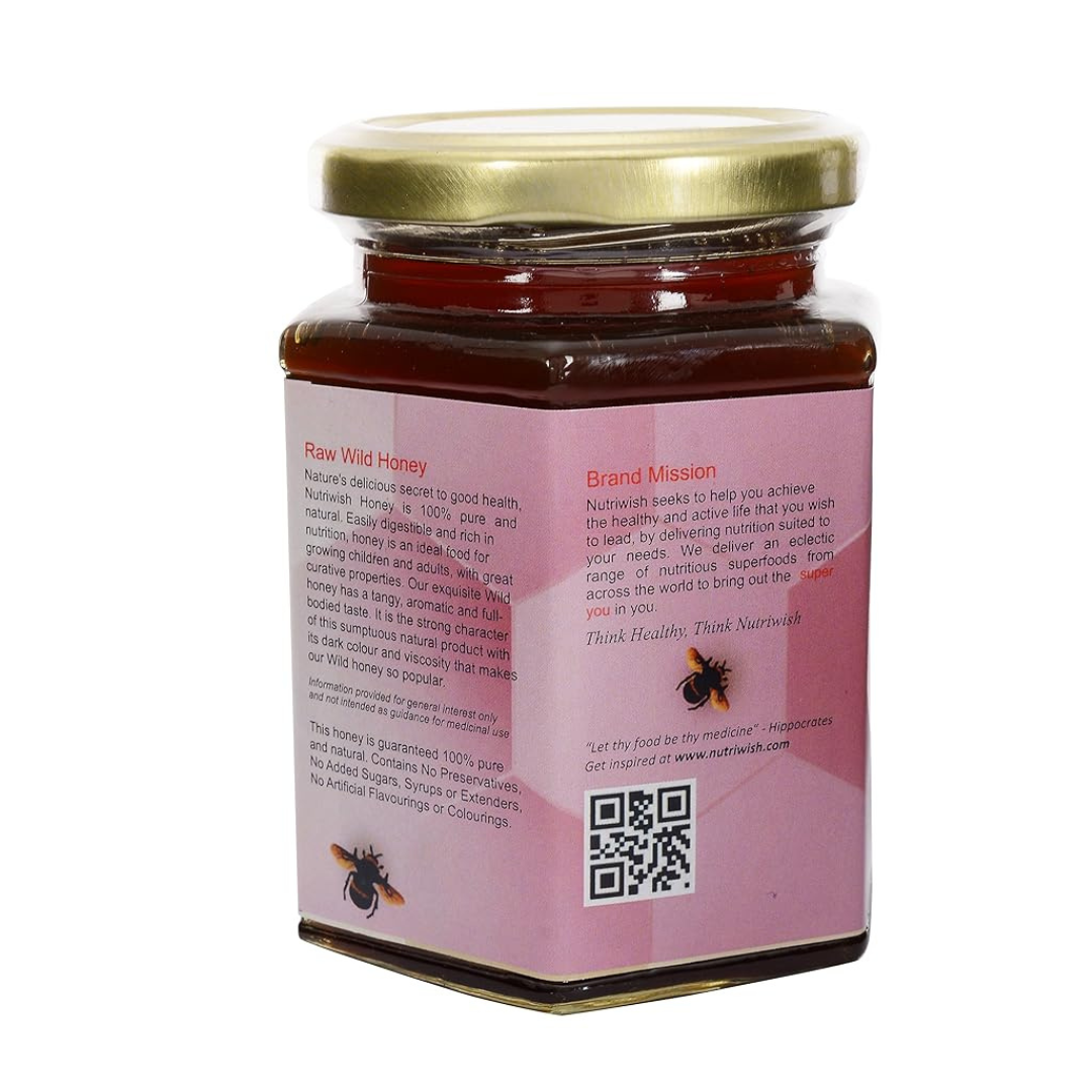 Nutriwish Wild Forest Honey - 350 gms